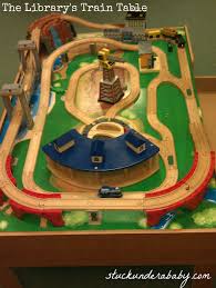Pin By Terry Janes On Bodhi Train Table Layout Wooden Train Track Wooden Train