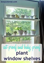diy window plant shelf diy window