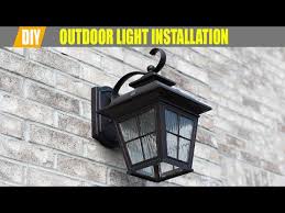 How To Install Outdoor Lighting Fixtures Costco Led Lights Installation Youtube