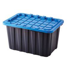 Heavy duty storage container is impressive in size, not only is this great for storage but it also includes an integrated handle and wheels for easy maneuvering. Mastercraft Heavy Duty Storage Tote 102 L Canadian Tire