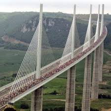 World S Biggest Bridge Millau Viaduct France Bridge Construction Cable Stayed Bridge Scary Bridges