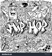 Doodle easy sketch graffiti art. Vector Hip Hop Graffiti Doodle Line Art Drawing Illustration Cartoon Comic Book Ad Affiliate Graffi Graffiti Doodles Easy Graffiti Easy Graffiti Drawings