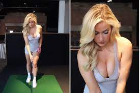 Paige Spiranac fans focus elsewhere as she shows how to improve golf swing  | Marca