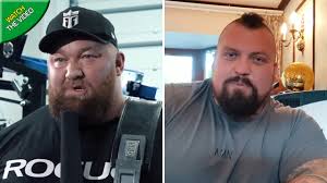 The two former world's strongest men have been exchanging a war of words for some time and are prepared to settle their differences in the ring. World S Strongest Man Eddie Hall Shows Off Amazing Body Transformation After Huge Weight Loss Mirror Online