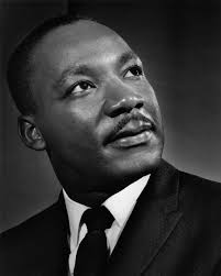 This iconic image of Martin Luther King, Jr. by Canadian-Armenian  photographer Yousuf Karsh is