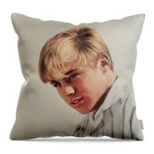 Luke Halpin, Vintage Actor Throw Pillow by Esoterica Art Agency