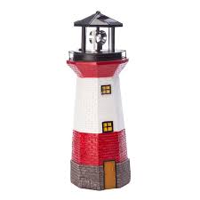 99 6% coupon applied at checkout save 6% with coupon Red Solar Lighthouse By Maple Lane Creationstm Rotating Led Light Outdoor Decor Lawn And Garden Resin Lighthouse Walmart Com Walmart Com