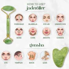 Pause and press 3 times. Eco Masters Jade Roller With Serum Skincare Comfort Click