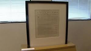 Rare Copy Of Declaration Of Independence On Display Declaration Of Independence Independence Historical Society