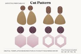 1 million free graphics, 7 million free png cliparts, 2 million free photos shared by our members. Earrings Template Cut File Graphic By Lifestyle Craft Co Creative Fabrica