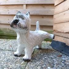 Westi Figur Westhighland Terrier Pipi Westi Dekofigur Hundefiguren Hu090 Hunde Figur Terrier