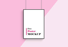 Download Hanging Poster Mockup Free Psd 2020 Daily Mockup PSD Mockup Templates