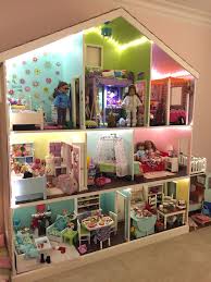 These doll house plans provide an alternative to a large dollhouse that can not be moved. American Girl 3 Story Dollhouse Doll House Plans American Girl House American Girl Doll Furniture
