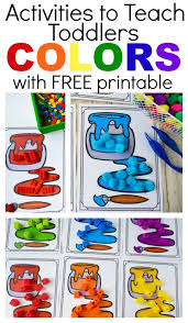 See more ideas about printable activities, printable activities for kids, learning activities. 6 Ways To Teach Colors To Toddlers With Free Printable