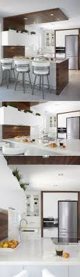 Armoires De Cuisine Contemporaine En Merisier Laque Et Bois De Rose On Efface Et On Recommenc Contemporary Kitchen Interior Design Kitchen Home Decor Kitchen