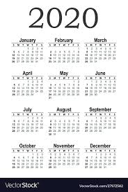 Vertical Pocket Calendar On 2020 Year Royalty Free Vector Affiliate Calendar Vertical Pocket Fr Custom Calendar Vector Free Printable Calendar Pages