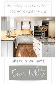 Here are the most popular white paint colors for kitchen, laundry, and bathroom cabinets along with beautiful examples to help you narrow down your decision. Kitchen Cabinets In Sherwin Williams Dover White Painted By Kayla Payne