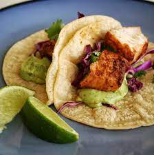 Cut and pit both avocados, placing flesh into a bowl, add zest of 2 limes and the juice of one lime. Spicy Fish Tacos With Avocado Yogurt Sauce Mom Makes