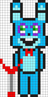 Toy Bonnie Perler Bead Pattern Bead Sprite Easy Perler Bead Patterns Pattern Kandi Patterns