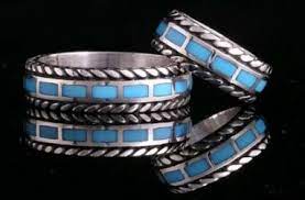 Native American Wedding Rings Turquoise Wedding Rings Native American Wedding Rings Unusual Wedding Rings