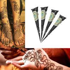 200 grams of our exclusive supreme blend henna. Natural Herbal Henna Cones Temporary Tattoo Kit Body Art Ink Mehandi Paint Hot Ebay