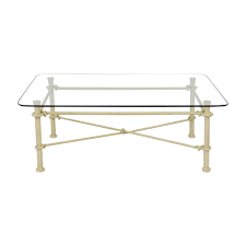 Free shipping on many items. 63 Off Ethan Allen Ethan Allen Glass Top Coffee Table Tables