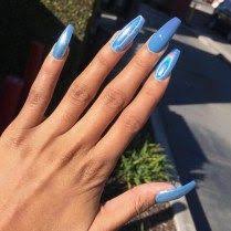 Color Nails Solid Color Acrylic Nails Tumblr Ideas 2018 Summer Summer Nails Gorgeous Nails Pretty Nails Chrome Nails
