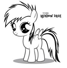 My Little Pony Coloring Pages Rainbow Dash Baby My Little Pony Coloring My Little Pony Baby Baby Coloring Pages