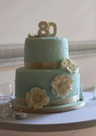 Simple yet elegant, this striking cake can be made in any color scheme. Duck Egg Blue Cake For An 80th Birthday Celebration 80 Birthday Cake 70th Birthday Cake 90th Birthday Cakes