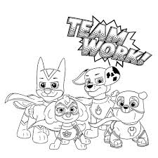 Paw patrol cartoon marshall head coloring page. Free Printable Paw Patrol Coloring Pages Free Coloring Pages