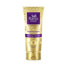 Ianya diformulasi dengan nano gold 24k dan propolis. Safi Rania Gold Facial Cream Cleanser Safi