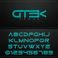 Gtek Technology Font Qbotype Fonts Fontspace Lettering Lettering Fonts Typography Fonts