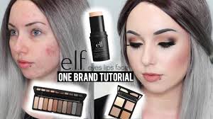 elf one brand tutorial acne coverage