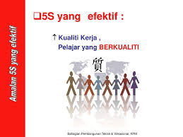 Mampu telah mengeluarkan panduan amalan 5s sektor awam pada tahun 2010, yang mana agensi/jabatan di bawah sektor awam sudah boleh memperolehi pensijilan amalan 5s melalui pihak mampu (bahagian inspektorat dan pengiktirafan). Amalan Persekitaran Berkualiti 5s Ppt Download