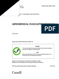 This high energy shock is called defibrillation, and it's an essential part in trying to save the life of someone who's in cardiac arrest. Aeromedical Evac Manual B Md 005 000 Fp 001 Pdf Royal Canadian Air Force Aeronautics