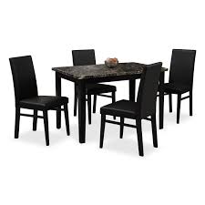 Shadow 5 Pc Dinette Value City Furniture White Dining Room Sets Value City Furniture White Dining Room