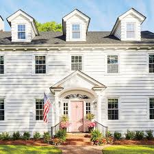 Painting exterior house two colors. White House Exterior Paint Colors Inspiring Images To Help Now Hello Lovely