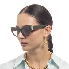 Oroton Penelope Forest Horn Female Cat-Eye Sunglasses