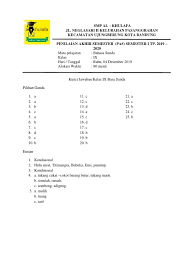 Aug 19, 2021 · soal bahasa sunda kelas 6 kurikulum 2013 bangsoal bahasa kelas enam kurikulum from i.pinimg.com kunci jawaban pr lks 2020/2021 kelas 10 klik disini. Kunci Jawaban Kelas Ix Basa Sunda