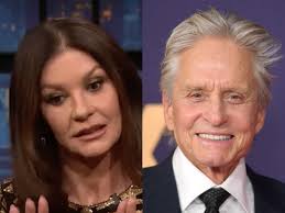 Catherine Zeta-Jones pokes fun at Michael Douglas age gap