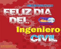 La tecnología ha ido abriendo nuevas oportunidades para la ingeniería civil, hasta el punto que hoy en día existen profesionales que pasan todo el día realizando análisis estructurales en. 27 De Noviembre Dia Del Ingeniero Civil Chv Ingenieros