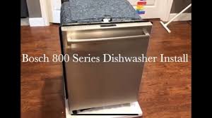 Maybe you would like to learn more about one of these? Bosch 800 Series Dishwasher Installation Youtube