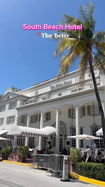 Had the most incredible stay at the Betsy Hotel in South Beach🌞, It’s just  steps away from the beach, and is located in the perfect spot in south  beach. The rooms were so cozy, the food was delicious, ...