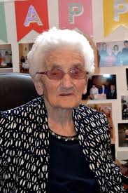 The peaceful death has taken place at Beech Hill Nursing Home, in her 104th  year, of Mary Canny, Sheese, Glenagannon, Carndonagh. Predeceased by her  loving husband Neil, and much-loved mother of Owen (