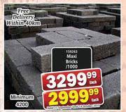 Brick sales and building products. How Much Do Maxi Bricks Cost