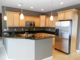 Black Granite Countertop Maple Cabinets Maple Kitchen Cabinets Kitchen Wall Colors Kitchen Design