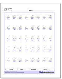 These Multiplication Worksheets Introduce Multiple Digit Problems For More Help Work Them Math Worksheets Printable Math Worksheets Multiplication Worksheets