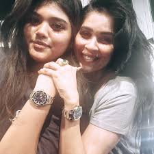 Mother-daughter duo, bound by love and laughter, despite the drama 🙅‍♀️❤️.  Through thick and thin, our bond remains unbreakable. Forever and always,  my partner in crime 💕 #MotherDaughterLove #LoveOfMyLife"