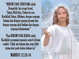 Karena dengan penghakiman yang telah kalian pakai untuk menghakimi, kalian sendiri akan dihakimi. Bacaan Injil Hari Ini Mrk 12 28 34 Katolik Indonesia Facebook