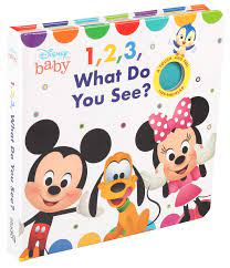 Huge list of free baby books; Amazon Com Disney Baby 1 2 3 What Do You See Cloth Flaps 9780794443542 Fischer Maggie Books